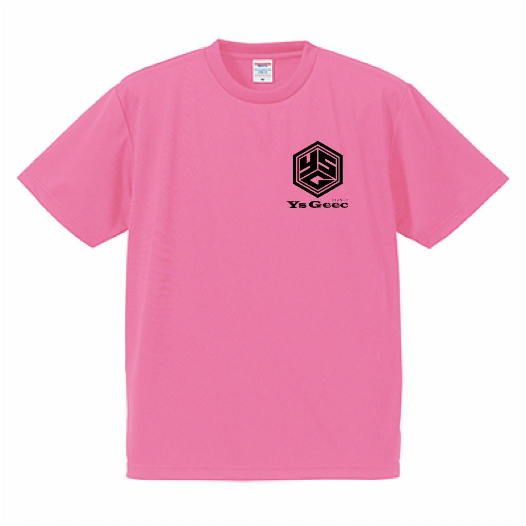 "アチャラ・ナータ"（不動明王） ドライアスレチックTシャツ - Pink