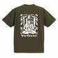 "アチャラ・ナータ"（不動明王） ドライアスレチックTシャツ - Olive Drab