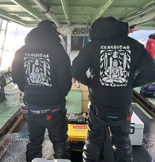 "アチャラ・ナータ"（不動明王）防水防寒ジャケット 　【ご注文前に必ずお問合せください。常に「売り切れ」表示になっています】